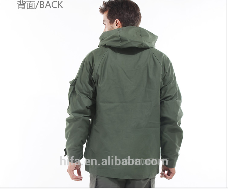 2015 vestes imperméables avec système de chauffage garder au chaud dans la veste M65 imperméable