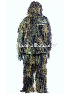 Costumes de camouflage Bionic Ghillie costumes Costume de tireur d'élite des bois de camouflage 3D