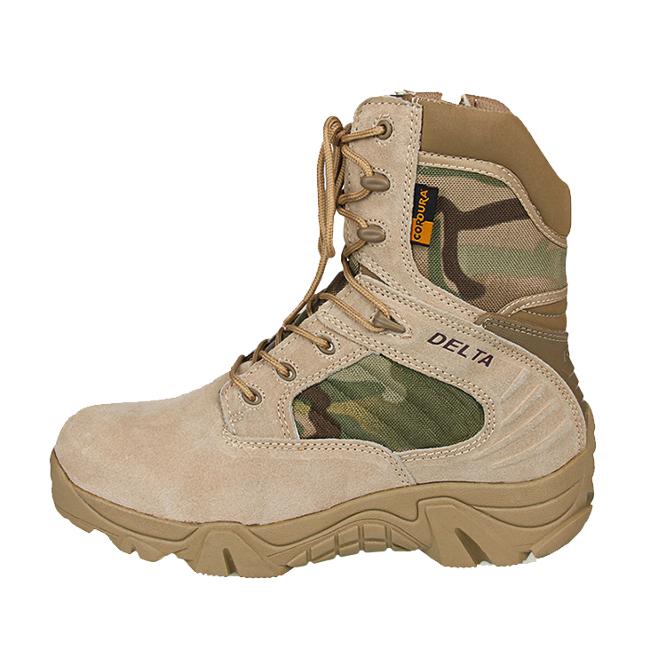 Vente en gros bottes militaires bon marché Desert Jungle Boot Camouflage Combat Boot Chaussures militaires