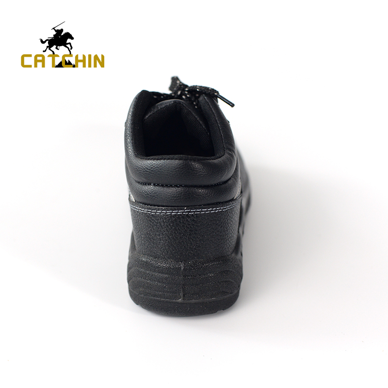 Haute qualité CE étanche en acier Toe Sport Chine travail bottes de sécurité chaussures en cuir véritable bottes de travail en acier de sécurité orteil bottes de travail