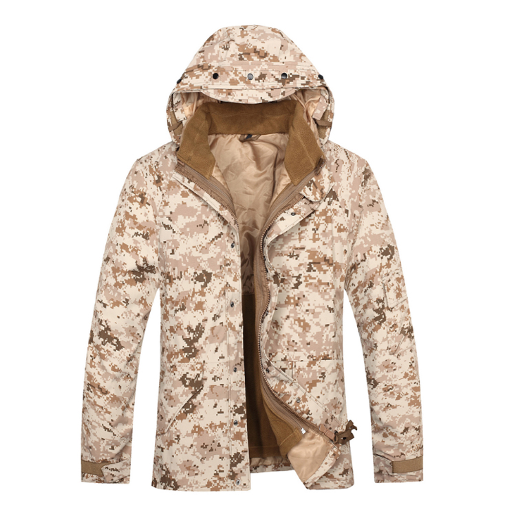 Veste coupe-vent extérieure ESDY G8, veste imperméable d'hiver chaude vêtements de camouflage militaire