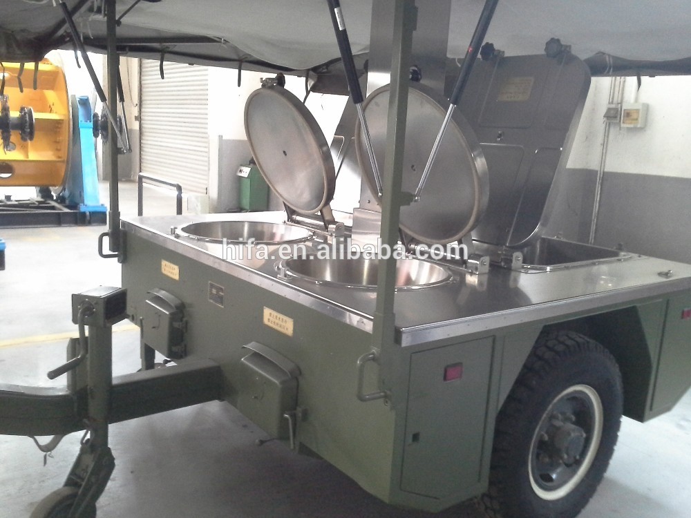 Remorque de cuisine mobile 150 soldats