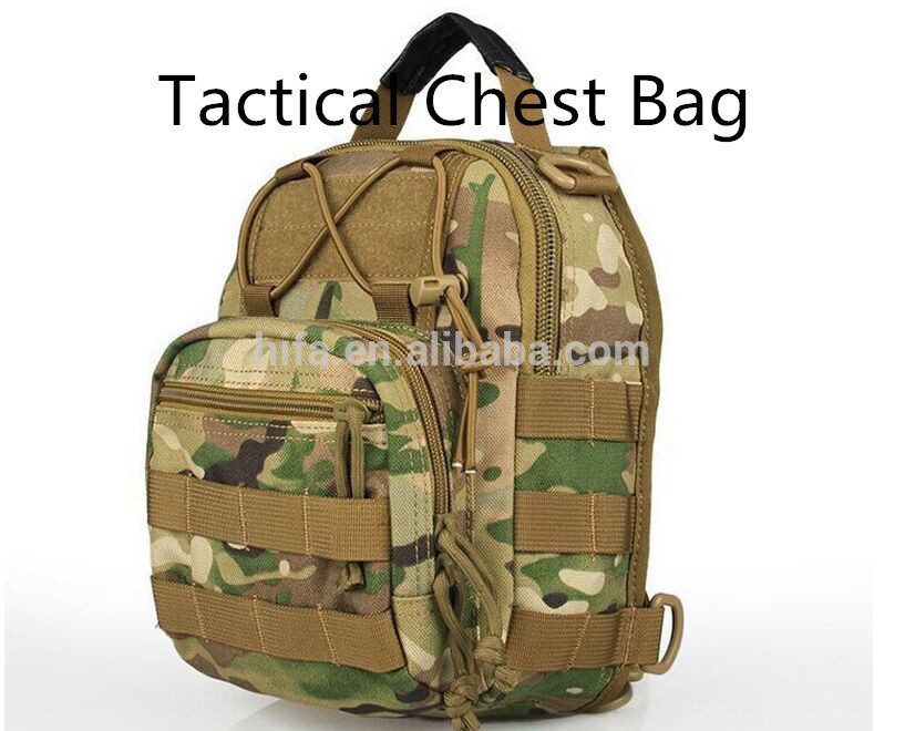 Nouveau sac de poitrine de messager tactique extérieur, mini poche tactique d'assaut en nylon 600D, sacs de voyage unisexes à bandoulière