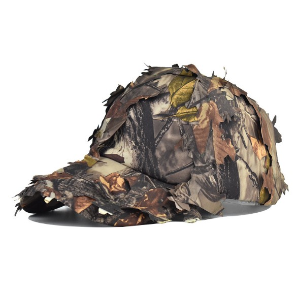 Chapeaux de camouflage de jungle militaire chapeau de baseball tactique d'armée extérieure de feuille 3D