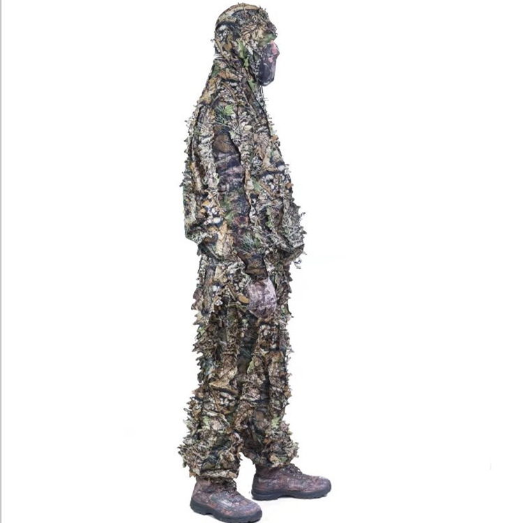 Chasse Camouflage Net militaire Ghillie Costumes camouflage vêtements ghillie costume 3D