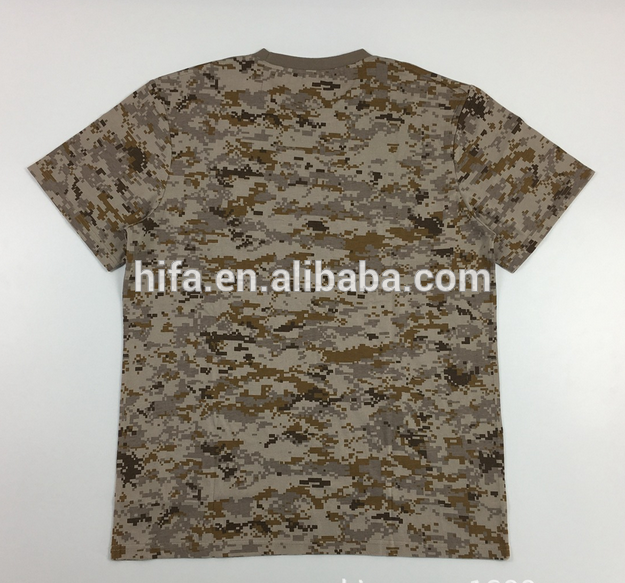 T-shirt camouflage militaire désert camouflage numérique t-shirts